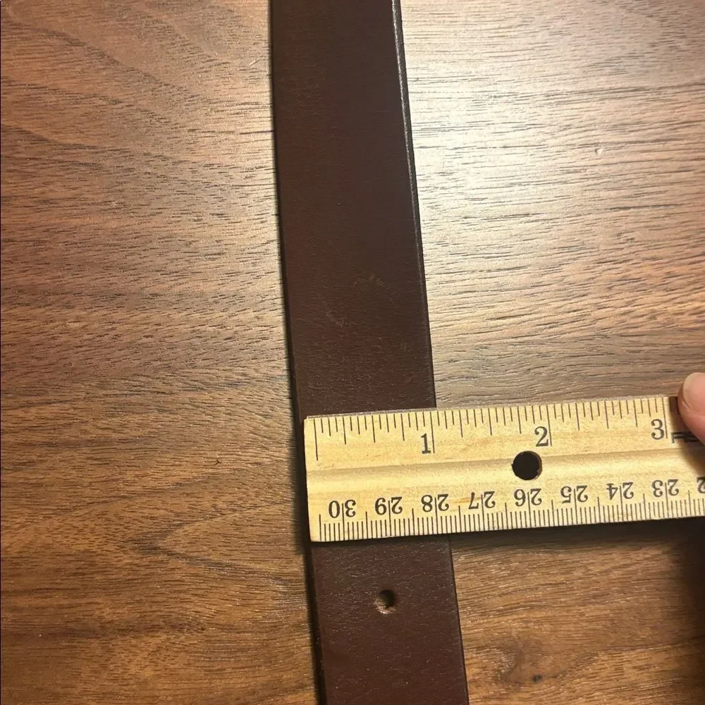 Banana Repubulic Men's Brown Leather Belt - Size 34